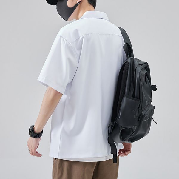 冰墜休閒襯衫短袖 - 4配色 幕峰,班服,團服,外套,褲子,襯衫,男裝,牛仔褲,網路購物,購物