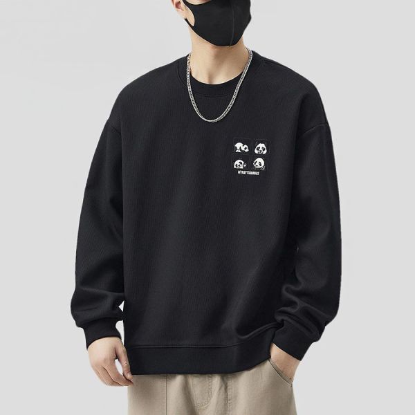 貓熊刺繡潮流長袖 - 3配色 幕峰,班服,團服,外套,褲子,襯衫,男裝,牛仔褲,網路購物,購物