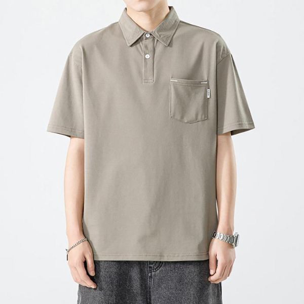 寂軒POLO休閒短袖 - 3配色（限時特賣 - 5折） 幕峰MuFeng,男裝特賣,5折優惠,快閃活動,限時出清,網路購物,男裝品牌,超值優惠,時尚穿搭,2025特賣