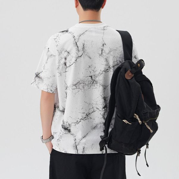 野知個性紮染潮流短袖 - 3配色 幕峰MuFeng,圓領短袖,T恤男,潮流上衣,男士短袖,特色工藝T恤,休閒穿搭,百搭短袖,夏季男裝,時尚上衣