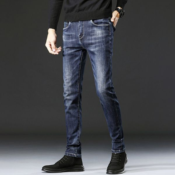 精戰彈力修身牛仔長褲 - 2配色（限時特賣 - 5折） 幕峰MuFeng,男裝特賣,5折優惠,快閃活動,限時出清,網路購物,男裝品牌,超值優惠,時尚穿搭,2025特賣