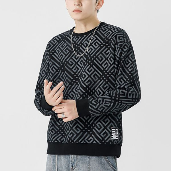 迴印潮流長袖 - 3配色（限時特賣 - 5折） 幕峰MuFeng,男裝特賣,5折優惠,快閃活動,限時出清,網路購物,男裝品牌,超值優惠,時尚穿搭,2026特賣