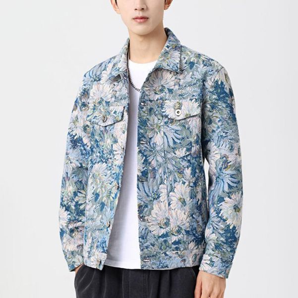 浮繪刺繡時尚外套 - 4配色 幕峰MuFeng,男裝,外套,刺繡,貓星人,熊出沒,男裝,2024,網路購物,團購