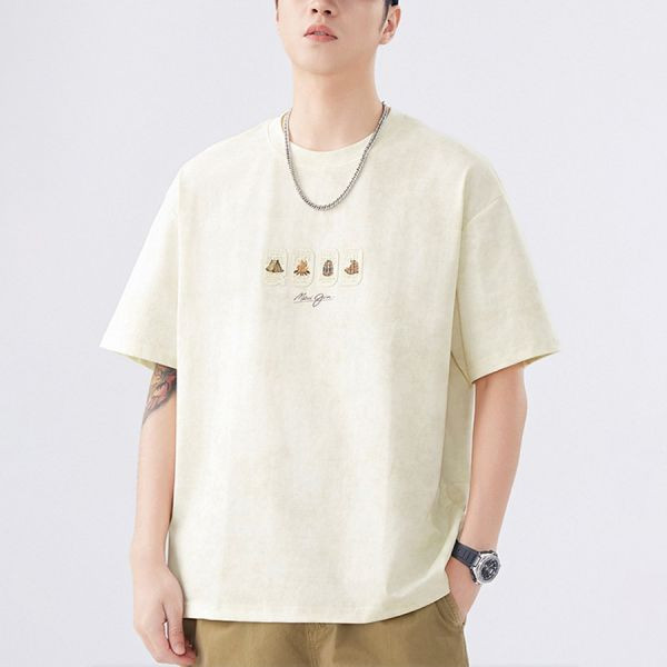 原野重磅休閒短袖 - 2配色（限時特賣 - 5折） 幕峰MuFeng,男裝特賣,5折優惠,快閃活動,限時出清,網路購物,男裝品牌,超值優惠,時尚穿搭,2026特賣