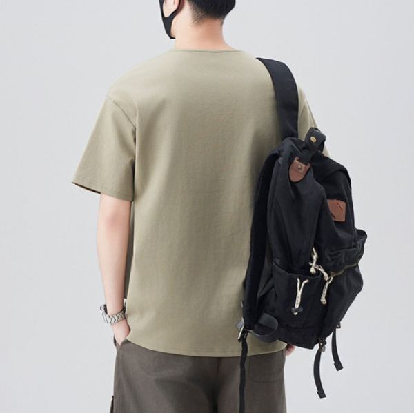 雲棉亨利領休閒短袖 - 4配色（限時特賣 - 5折） 幕峰MuFeng,男裝特賣,5折優惠,快閃活動,限時出清,網路購物,男裝品牌,超值優惠,時尚穿搭,2025特賣