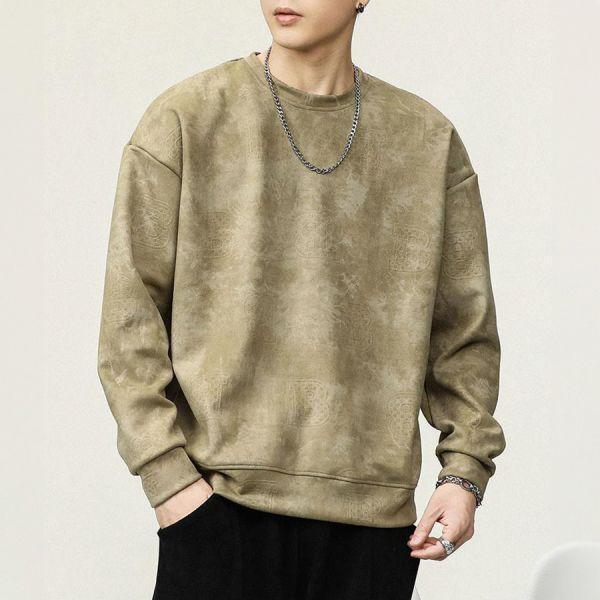 煌涂重磅麂皮絨潮流長袖 - 4配色（限時特賣 - 5折） 幕峰MuFeng,男裝特賣,5折優惠,快閃活動,限時出清,網路購物,男裝品牌,超值優惠,時尚穿搭,2026特賣