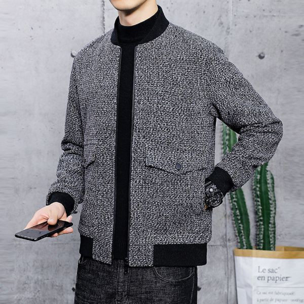 璽韻翻領羊羔毛外套 - 2配色（限時特賣 - 5折） 幕峰MuFeng,男裝特賣,5折優惠,快閃活動,限時出清,網路購物,男裝品牌,超值優惠,時尚穿搭,2025特賣