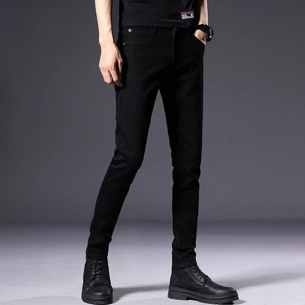 影璀彈力修身牛仔長褲 - 1配色（限時特賣 - 5折） 幕峰MuFeng,男裝特賣,5折優惠,快閃活動,限時出清,網路購物,男裝品牌,超值優惠,時尚穿搭,2025特賣