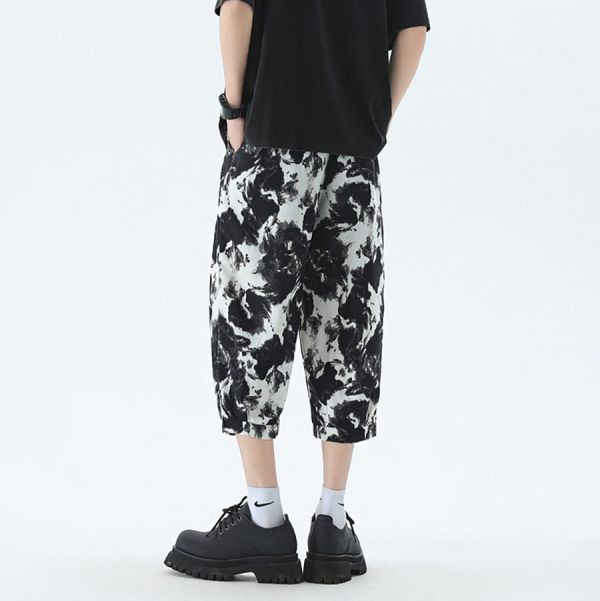 煙步休閒七分短褲 - 3配色（限時特賣 - 5折） 幕峰MuFeng,男裝特賣,5折優惠,快閃活動,限時出清,網路購物,男裝品牌,超值優惠,時尚穿搭,2025特賣