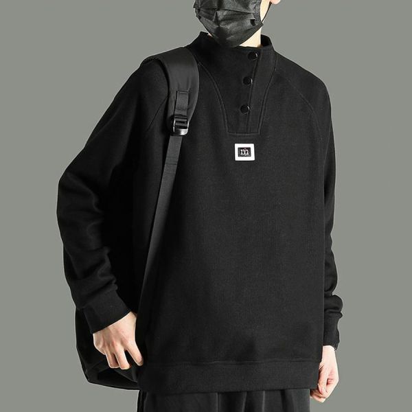 新嶄潮流排釦長袖 - 4配色 幕峰,班服,團服,外套,褲子,襯衫,男裝,牛仔褲,網路購物,購物