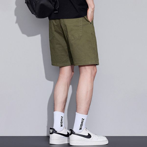馳格休閒直筒四分短褲 - 4配色（限時特賣 - 5折） 幕峰MuFeng,男裝特賣,5折優惠,快閃活動,限時出清,網路購物,男裝品牌,超值優惠,時尚穿搭,2025特賣
