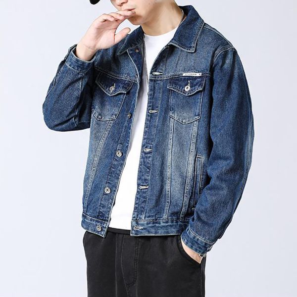 武道工裝牛仔外套 - 1配色 幕峰,班服,團服,流行,免運,穿搭,男裝,品牌,網購