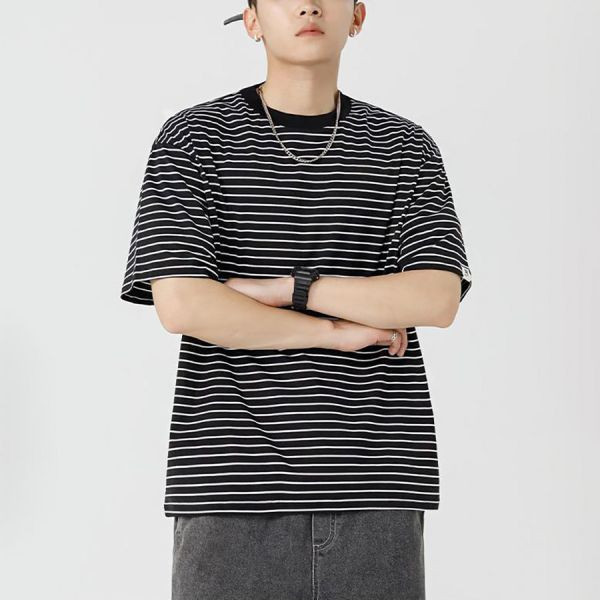 軒紋圓領休閒短袖 - 4配色（限時特賣 - 5折） 幕峰MuFeng,男裝特賣,5折優惠,快閃活動,限時出清,網路購物,男裝品牌,超值優惠,時尚穿搭,2026特賣