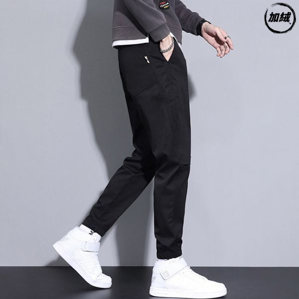 翔陽休閒縮口長褲 - 2配色（加絨）（限時特賣 - 5折） 幕峰MuFeng,男裝特賣,5折優惠,快閃活動,限時出清,網路購物,男裝品牌,超值優惠,時尚穿搭,2025特賣