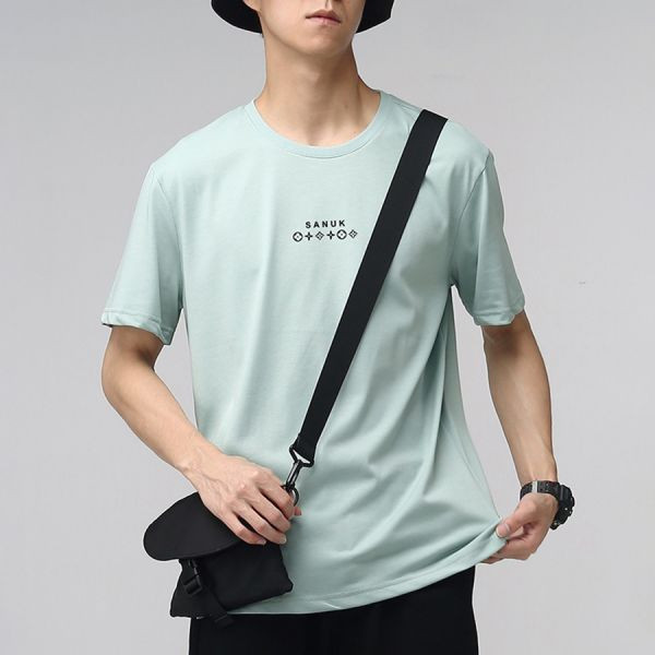 絲光休閒短袖 - 5配色（限時特賣 - 5折） 幕峰MuFeng,男裝特賣,5折優惠,快閃活動,限時出清,網路購物,男裝品牌,超值優惠,時尚穿搭,2025特賣