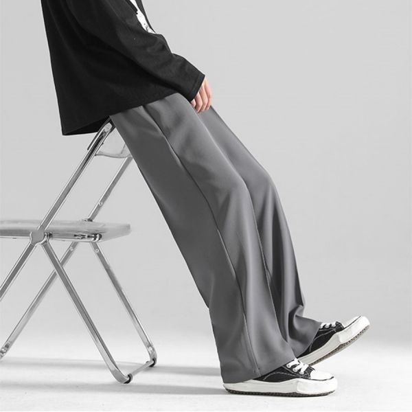 簡約直筒西裝休閒長褲 - 3配色（限時特賣 - 5折） 幕峰MuFeng,男裝特賣,5折優惠,快閃活動,限時出清,網路購物,男裝品牌,超值優惠,時尚穿搭,2025特賣