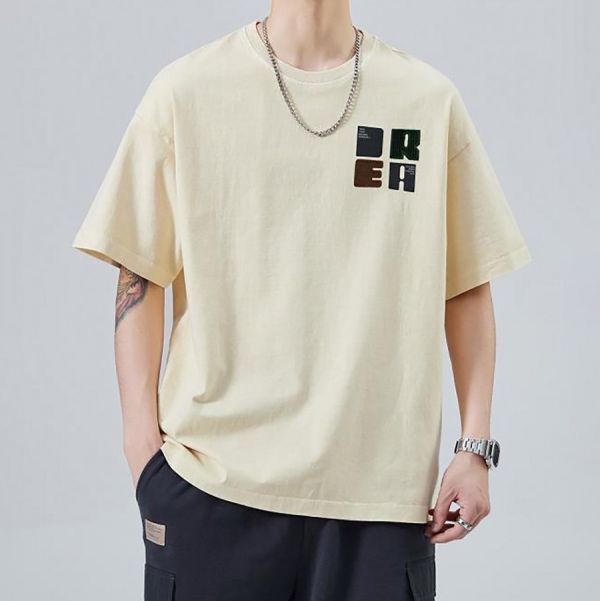 創夢刺繡印花潮流短袖 - 3配色 幕峰,班服,團服,外套,褲子,襯衫,男裝,牛仔褲,網路購物,購物