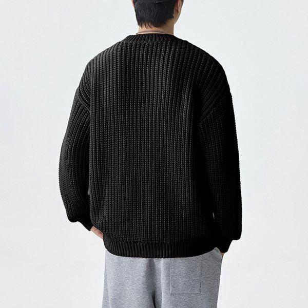 柔暖重磅針織質感毛衣長袖 - 2配色（限時特賣 - 5折） 幕峰MuFeng,男裝特賣,5折優惠,快閃活動,限時出清,網路購物,男裝品牌,超值優惠,時尚穿搭,2026特賣