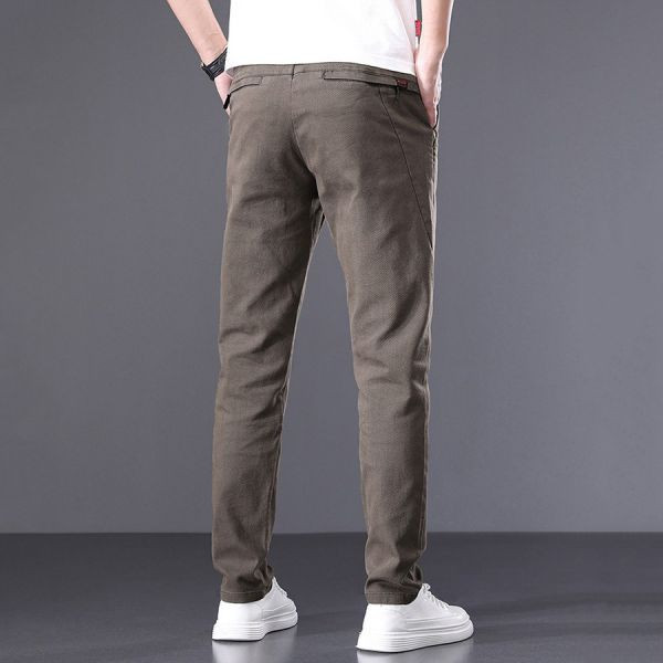 達品彈力休閒小直筒長褲 - 3配色（限時特賣 - 5折） 幕峰MuFeng,男裝特賣,5折優惠,快閃活動,限時出清,網路購物,男裝品牌,超值優惠,時尚穿搭,2025特賣