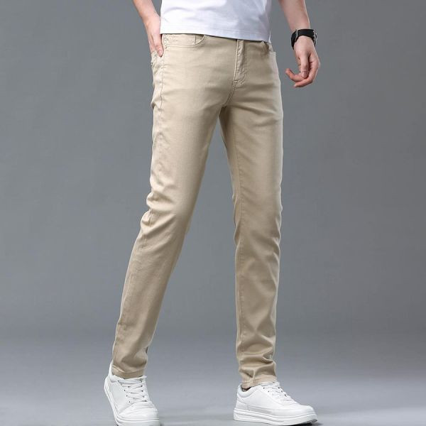 歐皇彈力修身牛仔長褲 - 1配色（限時特賣 - 5折） 幕峰MuFeng,男裝特賣,5折優惠,快閃活動,限時出清,網路購物,男裝品牌,超值優惠,時尚穿搭,2026特賣