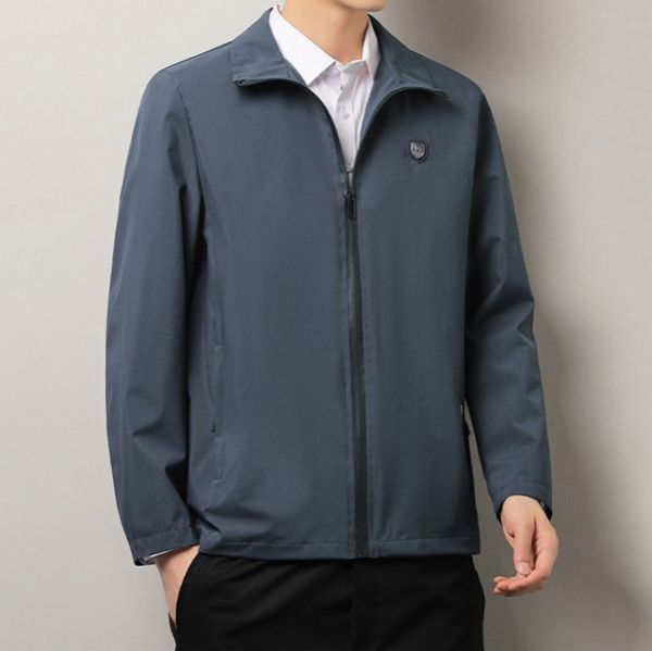 盾檔翻領休閒外套 - 2配色（限時特賣 - 5折） 幕峰MuFeng,男裝特賣,5折優惠,快閃活動,限時出清,網路購物,男裝品牌,超值優惠,時尚穿搭,2025特賣