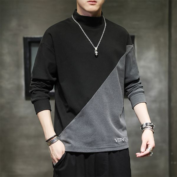 奎格半高領休閒長袖 - 3配色（限時特賣 - 5折） 幕峰MuFeng,男裝特賣,5折優惠,快閃活動,限時出清,網路購物,男裝品牌,超值優惠,時尚穿搭,2025特賣