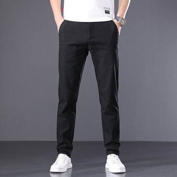 達品彈力休閒小直筒長褲 - 3配色（限時特賣 - 5折） 幕峰MuFeng,男裝特賣,5折優惠,快閃活動,限時出清,網路購物,男裝品牌,超值優惠,時尚穿搭,2025特賣
