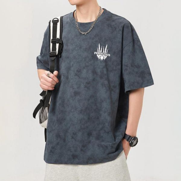 猛爪重磅潮流印花短袖 - 4配色（限時特賣 - 5折） 幕峰MuFeng,男裝特賣,5折優惠,快閃活動,限時出清,網路購物,男裝品牌,超值優惠,時尚穿搭,2025特賣