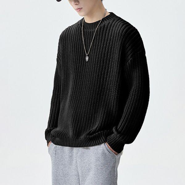 柔暖重磅針織質感毛衣長袖 - 2配色（限時特賣 - 5折） 幕峰MuFeng,男裝特賣,5折優惠,快閃活動,限時出清,網路購物,男裝品牌,超值優惠,時尚穿搭,2026特賣