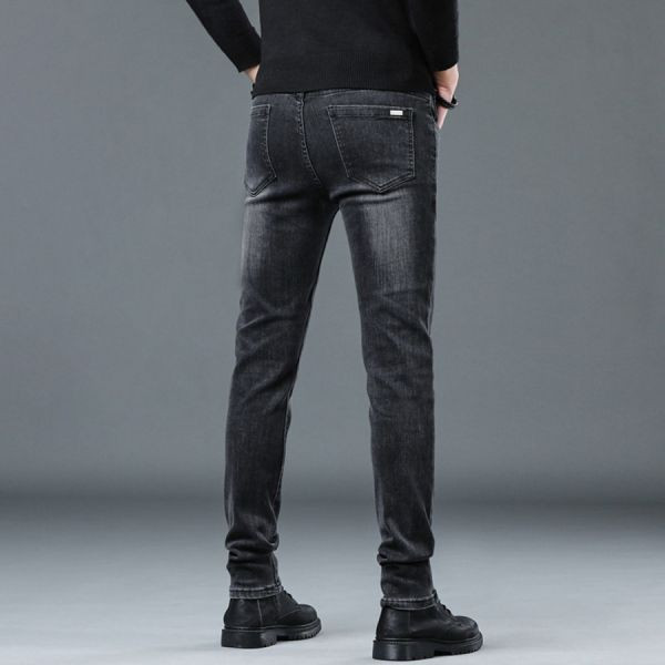 夜幕彈力休閒牛仔長褲 - 1配色（限時特賣 - 5折） 幕峰MuFeng,男裝特賣,5折優惠,快閃活動,限時出清,網路購物,男裝品牌,超值優惠,時尚穿搭,2025特賣