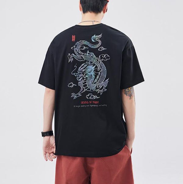 龍魂重磅印花短袖 - 1配色 幕峰,班服,團服,外套,褲子,襯衫,男裝,牛仔褲,網路購物,購物