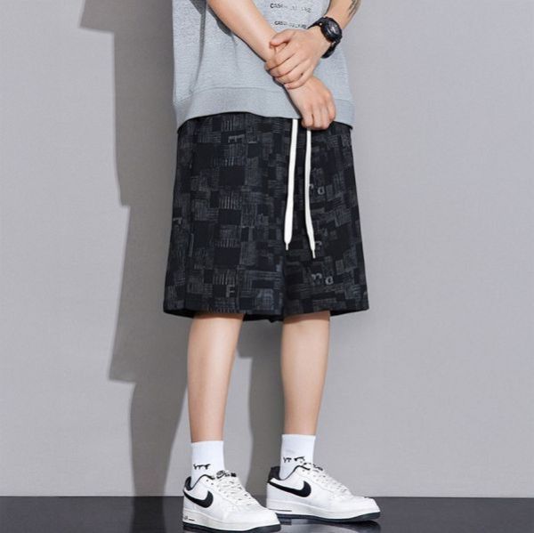 格町透氣休閒短褲 - 3配色（限時特賣 - 5折） 幕峰MuFeng,男裝特賣,5折優惠,快閃活動,限時出清,網路購物,男裝品牌,超值優惠,時尚穿搭,2025特賣