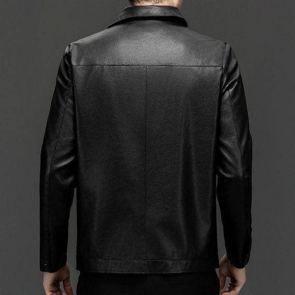 雅鋒翻領皮衣外套 - 1配色（限時特賣 - 5折） 幕峰MuFeng,男裝特賣,5折優惠,快閃活動,限時出清,網路購物,男裝品牌,超值優惠,時尚穿搭,2026特賣