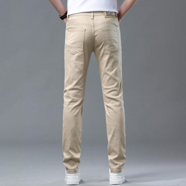 歐皇彈力修身牛仔長褲 - 1配色（限時特賣 - 5折） 幕峰MuFeng,男裝特賣,5折優惠,快閃活動,限時出清,網路購物,男裝品牌,超值優惠,時尚穿搭,2026特賣