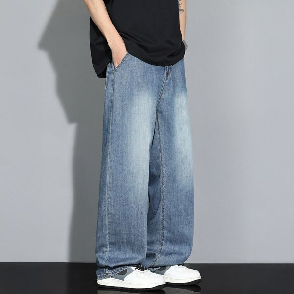 瀟然寬鬆直筒牛仔長褲 - 3配色（限時特賣 - 5折） 幕峰MuFeng,男裝特賣,5折優惠,快閃活動,限時出清,網路購物,男裝品牌,超值優惠,時尚穿搭,2026特賣