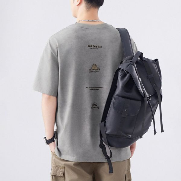 原野重磅休閒短袖 - 2配色（限時特賣 - 5折） 幕峰MuFeng,男裝特賣,5折優惠,快閃活動,限時出清,網路購物,男裝品牌,超值優惠,時尚穿搭,2026特賣