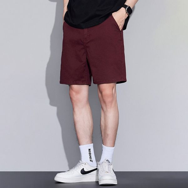 馳格休閒直筒四分短褲 - 4配色（限時特賣 - 5折） 幕峰MuFeng,男裝特賣,5折優惠,快閃活動,限時出清,網路購物,男裝品牌,超值優惠,時尚穿搭,2025特賣
