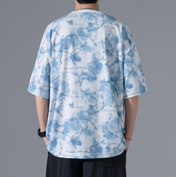 靜界冰絲圓領休閒短袖 - 3配色 幕峰MuFeng,夏季,冰絲,大尺碼,平價服飾,短袖,男裝,免運,網路購物,2025