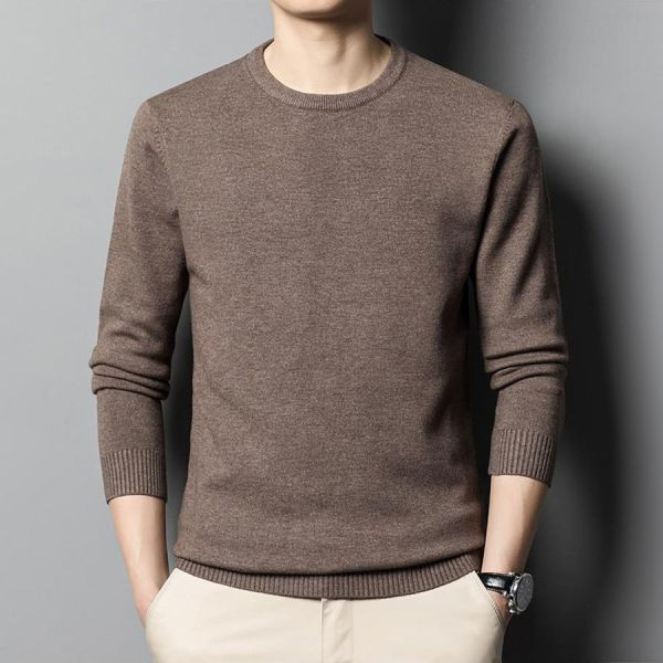 暖悅圓領針織毛衣 - 10配色（限時特賣 - 5折） 幕峰MuFeng,男裝特賣,5折優惠,快閃活動,限時出清,網路購物,男裝品牌,超值優惠,時尚穿搭,2025特賣