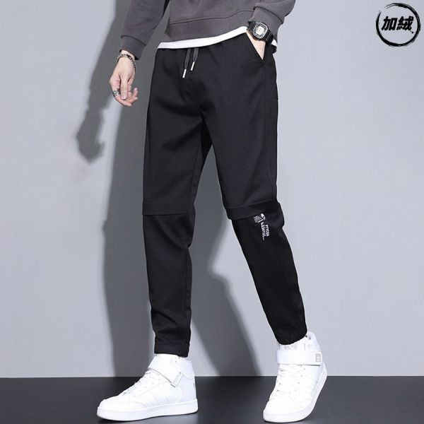 翔陽休閒縮口長褲 - 2配色（加絨）（限時特賣 - 5折） 幕峰MuFeng,男裝特賣,5折優惠,快閃活動,限時出清,網路購物,男裝品牌,超值優惠,時尚穿搭,2025特賣