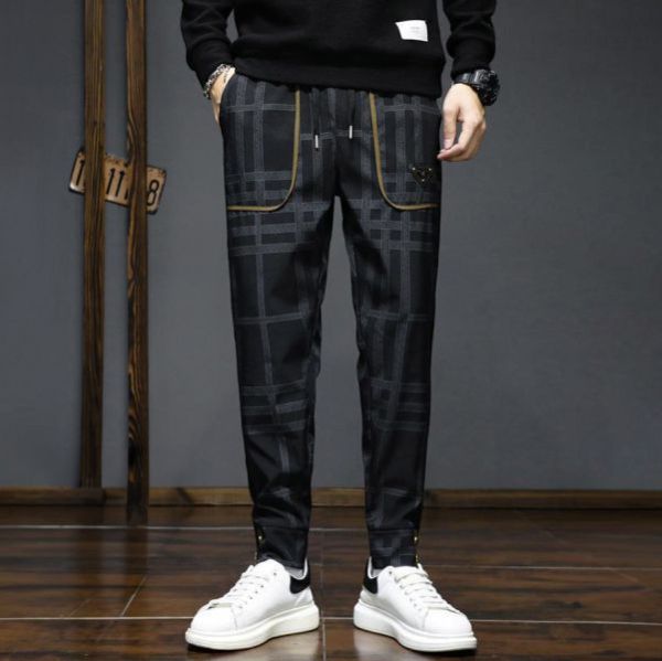 紋綺休閒印花小直筒長褲 - 2配色（限時特賣 - 5折） 幕峰MuFeng,男裝特賣,5折優惠,快閃活動,限時出清,網路購物,男裝品牌,超值優惠,時尚穿搭,2025特賣