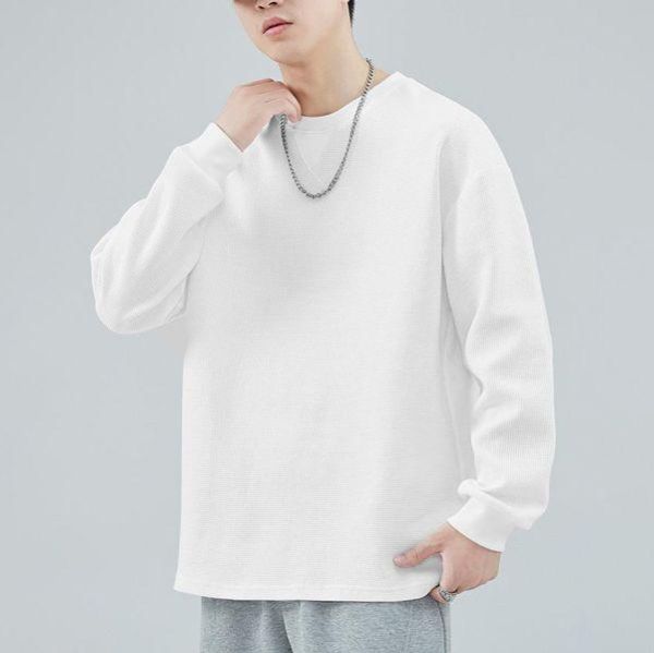 鑽格重磅潮流長袖 - 3配色（限時特賣 - 5折） 幕峰MuFeng,男裝特賣,5折優惠,快閃活動,限時出清,網路購物,男裝品牌,超值優惠,時尚穿搭,2026特賣