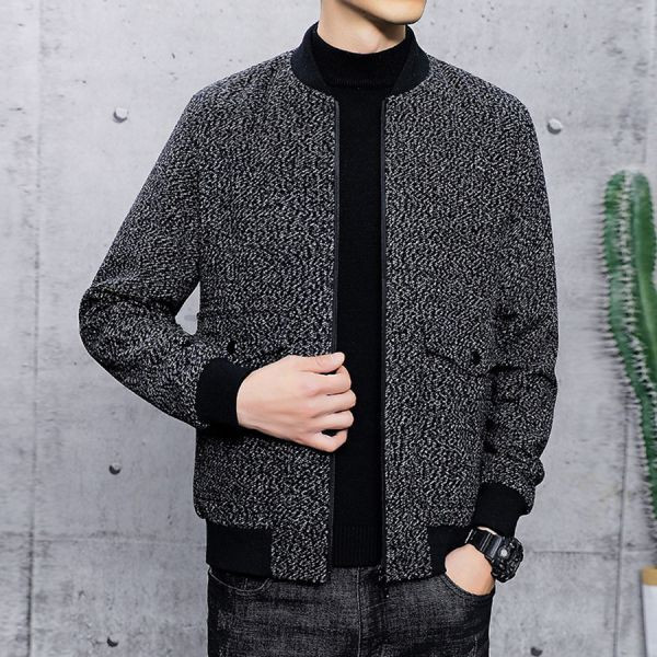 璽韻翻領羊羔毛外套 - 2配色（限時特賣 - 5折） 幕峰MuFeng,男裝特賣,5折優惠,快閃活動,限時出清,網路購物,男裝品牌,超值優惠,時尚穿搭,2025特賣