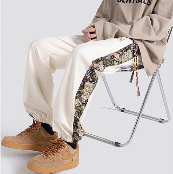 熊牆休閒縮口長褲 - 4配色（限時特賣 - 5折） 幕峰MuFeng,男裝特賣,5折優惠,快閃活動,限時出清,網路購物,男裝品牌,超值優惠,時尚穿搭,2025特賣