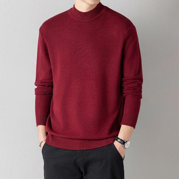 柔序半高領針織毛衣長袖 - 7配色（限時特賣 - 5折） 幕峰MuFeng,男裝特賣,5折優惠,快閃活動,限時出清,網路購物,男裝品牌,超值優惠,時尚穿搭,2026特賣