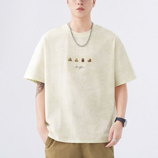 原野重磅休閒短袖 - 2配色（限時特賣 - 5折） 幕峰MuFeng,男裝特賣,5折優惠,快閃活動,限時出清,網路購物,男裝品牌,超值優惠,時尚穿搭,2026特賣