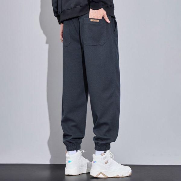 星紋重磅縮口毛絨長褲 - 3配色（限時特賣 - 5折） 幕峰MuFeng,男裝特賣,5折優惠,快閃活動,限時出清,網路購物,男裝品牌,超值優惠,時尚穿搭,2026特賣