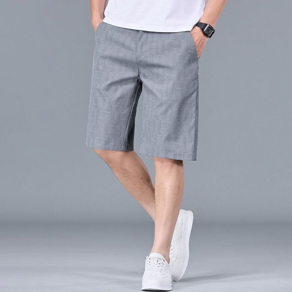 波影冰絲休閒短褲 - 4配色（限時特賣 - 5折） 幕峰MuFeng,男裝特賣,5折優惠,快閃活動,限時出清,網路購物,男裝品牌,超值優惠,時尚穿搭,2026特賣