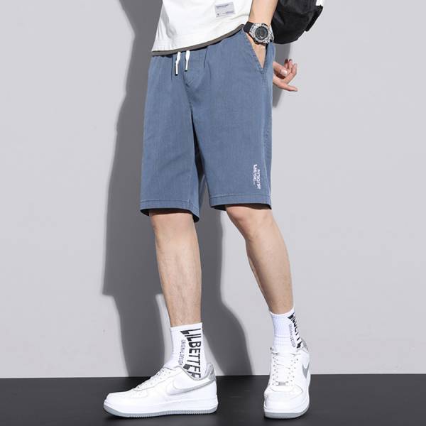 清悠休閒牛仔短褲 - 4配色 幕峰,Mufeng,牛仔,流行,上衣,褲子,外套,穿搭,印花,服飾