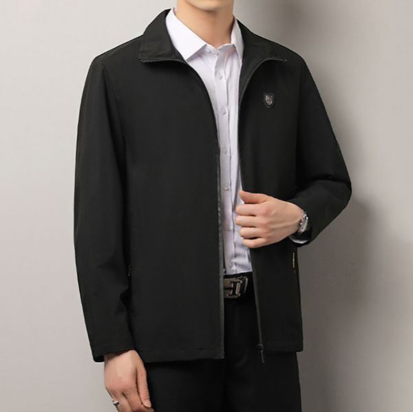 盾檔翻領休閒外套 - 2配色（限時特賣 - 5折） 幕峰MuFeng,男裝特賣,5折優惠,快閃活動,限時出清,網路購物,男裝品牌,超值優惠,時尚穿搭,2025特賣